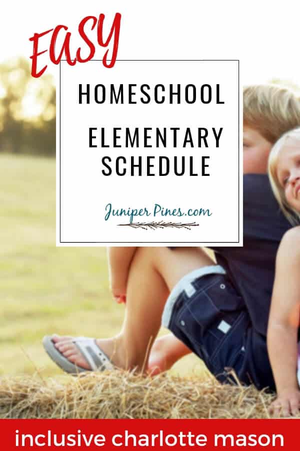 easy charlotte mason schedule