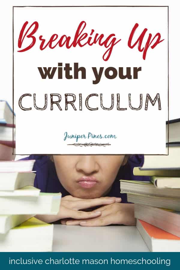 breaking up with your curriculum